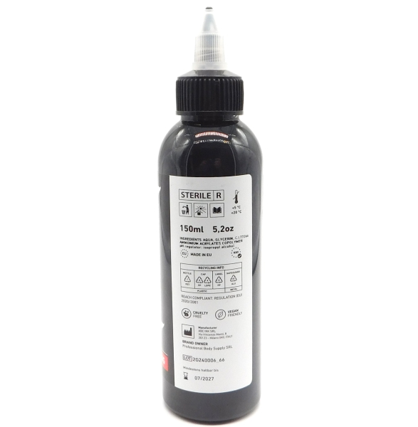 Killerblack Ink Tattoofarbe - Light Shading 150ml.